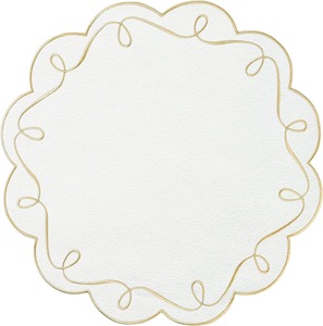 DAMAI Partyzubehör: Runde gewebte Tischsets mit Wellenrand für Hochzeiten und Esstische - Product Image 4