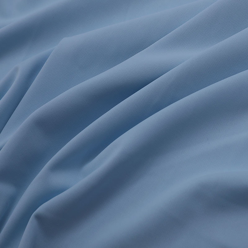 220g Imitation Nylon Ice Silk Brocade Fabric Knitted Polyester-Spandex Blend High-Elasticity Anti-Uv Cooling for Sportswear