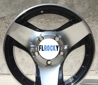Jantes de voiture en alliage Flrocky 15 pouces 8J 5X139.7 PCD roues de voiture de tourisme en alliage d'aluminium à vendre