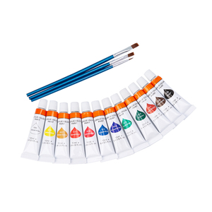 <span class=keywords><strong>Cours</strong></span> de peinture acrylique et ensemble de peinture acrylique 12ml 12 couleurs - Product Image 2