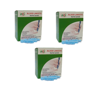 Lancettes sanguines de sécurité jetables, stériles, en acier inoxydable, pour les appareils de surveillance du glucose - Product Image 6