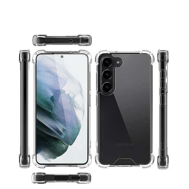 Anti-shock Ultra Clear Soft Acrylic TPU Phone Cover for Samsung Galaxy A14 A24 A54 A34 S23 / S23 Plus / S23 Ultra