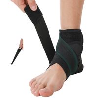 Attelle de cheville réglable anti-entorse, bandage de compression pour le soutien de la cheville, idéale pour le fitness