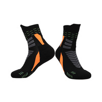 Chaussettes Elite personnalisées Chaussettes de basket-ball de couleur tendance Chaussettes de sport professionnelles respirantes et absorbant la sueur en éponge épaississante