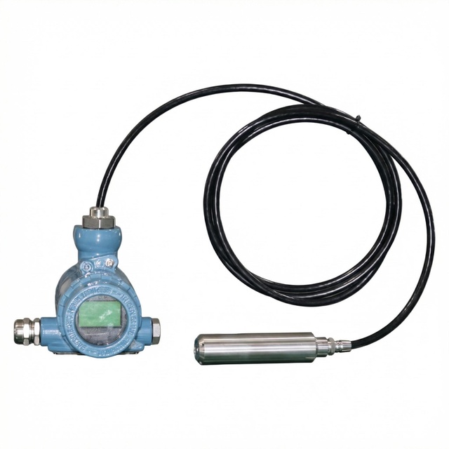 Explosion-proof Differential Pressure Level Transmitter Digital Display Gauge 0.08% Accuracy 4-20mA Output Aluminium 1 Year