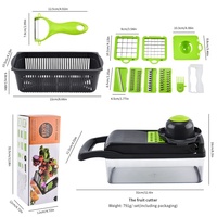 Multifunctionele Groentesnijder Snijmachine Fruitschiller Rasp Keuken Accessoires Mand Groentesnijder