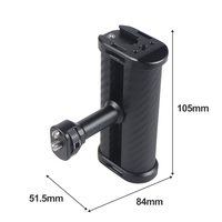 Poignée latérale universelle en métal FEICHAO CNC pour cage de caméra avec griffe porte-accessoire pour Canon et Sony DSLR/SLR – Stabilisateur