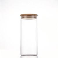 Pot à bougie simple en verre borosilicate de haute qualité, avec diverses spécifications, support de bougie cylindrique transparent en verre, pot en verre vide