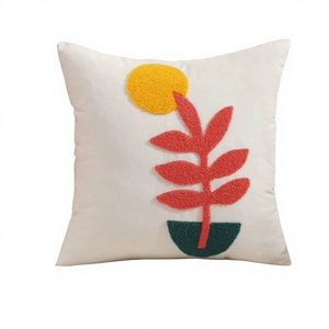 Tufted Cotton Cushion Cover Living Room Home Decor Customize With Custom Design Boho Pillow Eco-Friendly Custom OEM Wholesale - Product Image 1