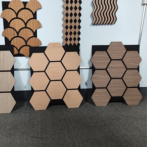 Panneaux acoustiques en bois pour murs intérieurs, insonorisants, autocollants, décoration de salon - Product Image 1