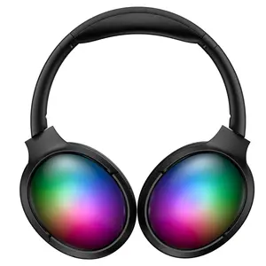 หูฟังไร้สาย 2024 Onikuma B3 หูฟังพร้อมไมโครโฟนตัดเสียงรบกวน RGB Gaming On-Ear & หูฟังแบบครอบหู