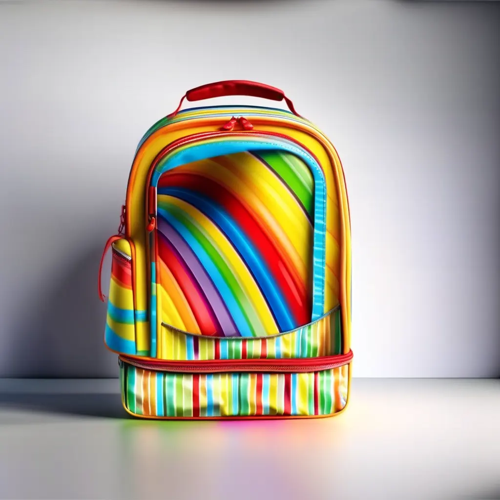 Bolsa térmica para almoço em tecido oxford, mochila de piquenique com isolamento, mochila escolar infantil para jardim de infância