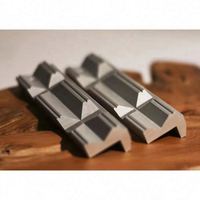 REALMAX Mors de serrage en acier pour fraisage CNC, Mors en V en alliage d'aluminium 4" 5" 6", 1 jeu de mors de serrage en V en alliage d'aluminium