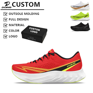 Chaussures de course respirantes pour hommes de haute qualité avec logo personnalisé, vente en gros, et chaussures de <span class=keywords><strong>marche</strong></span> décontractées rétro noires pour femmes - Product Image 1