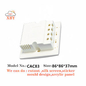 Boîtiers en plastique de lecteur de cartes de panneau Carylic extérieur boîtier en plastique ABS électronique avec boîtier en plastique personnalisé 86*86*37mm CAC83 - Product Image 5