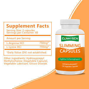 Cápsulas adelgazantes de suplementos herbales a precio de fábrica para ayudar a mantener los niveles de energía con cápsulas adelgazantes de <span class=keywords><strong>L</strong></span>-lisina <span class=keywords><strong>HCL</strong></span> - Product Image 2