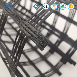 Geomalla de punto de urdimbre Venta De fábrica fibra de vidrio de asfalto <span class=keywords><strong>EGA</strong></span> poliéster PET geomalla geotextiles compuestos fibra de vidrio GEO rejilla precios - Product Image 3