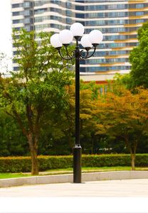 Moderne Best-seller <span class=keywords><strong>Extérieur</strong></span> Sphérique 2.5m-6m 2-5 Tête En Aluminium Cour Lampe Jardin Poteau Lampe Villa Hôtel Rue Vue Jardin - Product Image 3