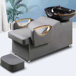 Sillón de Lavado para Salón de Belleza Zxm, Diseño Moderno, Lavabo de Cerámica, Cómodo para Peluquería - Product Image 4