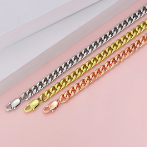 KRKC gioielli di moda appannamento braccialetto alla caviglia gratuito <span class=keywords><strong>oro</strong></span> <span class=keywords><strong>donna</strong></span> lettera iniziale cubano Link <span class=keywords><strong>cavigliera</strong></span> in acciaio inossidabile per <span class=keywords><strong>donna</strong></span> - Product Image 5