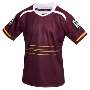 Camiseta de Rugby Estilo Polo de Manga Corta de Secado Rápido con Logotipo Bordado Personalizado JY, Camiseta Vintage de los <span class=keywords><strong>Penrith</strong></span> Panthers de la NRL para Hombre - Product Image 4