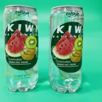 Élisha manufancturer 350ml eau gazeuse avec saveur de kiwi 24 boîtes/carton À Faible Teneur en Matières Grasses boissons gazeuses élisha boisson