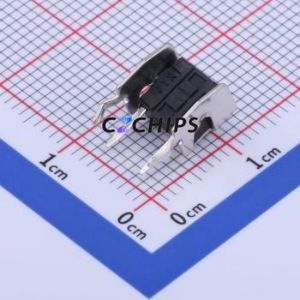 K2-1102AQ-A3SW-01 Tactile Switch Bent Lead Through Hole,6x6mm Switch 1.8N Right Angle Insert 6mm 6mm - Product Image 2