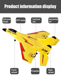 Avión Planeador Eléctrico de Espuma EPP con Control Remoto de 2.4G ZHIYANG-ZY-530ProX, con Luz Nocturna LED para Vuelos al Aire Libre - Product Image 2
