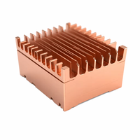 Service d'usinage CNC de dissipateurs thermiques en cuivre OEM directement de l'usine pour CPU, GPU, LED, radiateur de refroidissement de semi-conducteurs