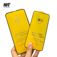 Écran de protection de téléphone en verre trempé HYTO 9D de haute qualité avec protecteur de bord incassable