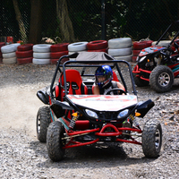 Go-Kart Todoterreno de 200 cc y 4 Tiempos, Go-Kart de Pedales Todoterreno para Adultos y Adolescentes, Go-Kart Todoterreno Comercial de Alto Rendimiento para Exteriores