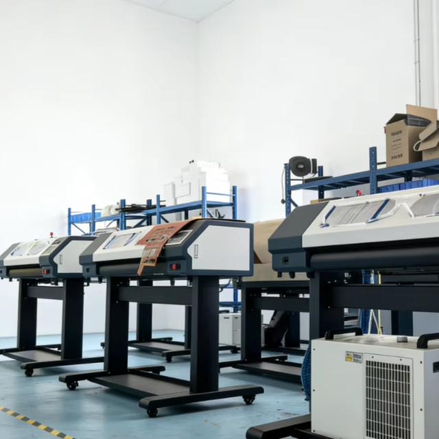 GuangZhou Laser Sticker Cutting Plotter Machine