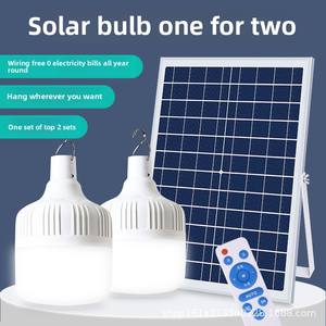 Перезаряжаемый светодиодный солнечный свет, пульт дистанционного управления, новое освещение для ночного рынка, освещение для домашнего сада, аварийное отключение электроэнергии - Product Image 2