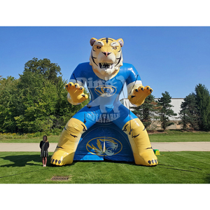 Túnel Inflable de Fútbol Realista Azul para Exposiciones al Aire Libre, Arcos de Túnel Inflable con Forma de Tigre para Eventos - Product Image 6