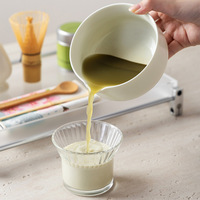 Bol à matcha en céramique mate de qualité alimentaire résistant à la chaleur, ensemble de thé 5 pièces en boîte colorée, design moderne et épuré, exclusivité transfrontalière