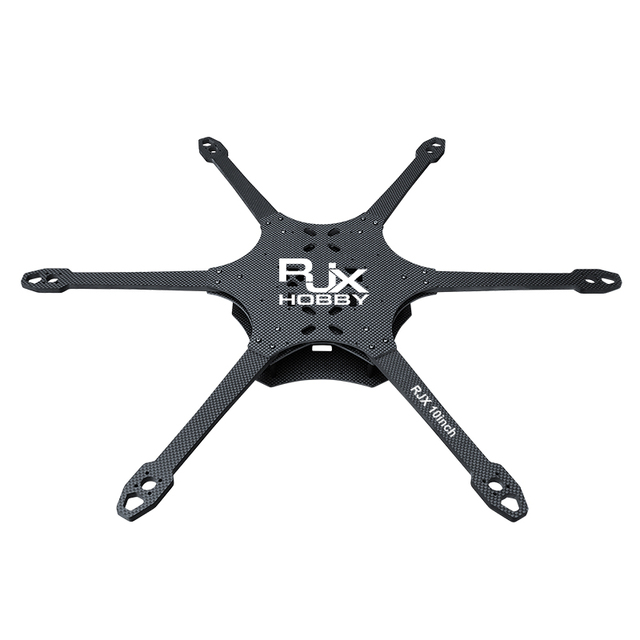 High Quality RJX Mark4 10 Inch 6 Carbon Fiber Frame Kit for RC Racing Drone Hexacopter Fpv Frame