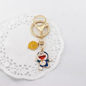 Porte-clés en alliage métallique Manga Chine Doraemon avec design personnalisé pour sac d'école pour enfants - Product Image 1