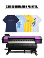 Imprimante à sublimation thermique grand format I3200, machine de transfert numérique à jet d'encre 1,8 m, rouleau à rouleau pour l'impression sur tissu, t-shirts et sacs en papier