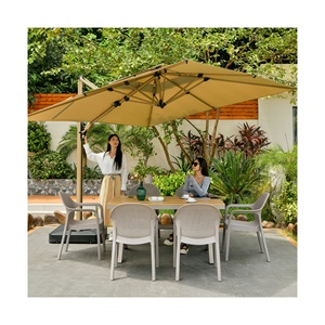 [Toldo de poliéster de 280 gramos] Sombrillas creativas de playa para exteriores Sombrilla Decoración perfecta Resultado Luz LED <span class=keywords><strong>Muebles</strong></span> de jardín - Product Image 1