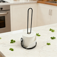 Porte-mouchoirs de table en fer forgé minimaliste moderne DaS, support de rangement pour papier toilette de salle de bain