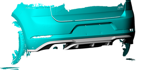 Difusor de Parachoques Trasero de Fibra de Carbono MK7.5 para VW <span class=keywords><strong>Volkswagen</strong></span> <span class=keywords><strong>Golf</strong></span> 7.5 <span class=keywords><strong>GTI</strong></span> 2D 4D Hatchback <span class=keywords><strong>2018</strong></span>-2020 (No Compatible con 7.5R) - Product Image 2