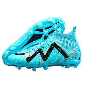 Zapatos de Fútbol Unisex FG/TF al por Mayor, Zapatos de Fútbol de Alta Calidad para Niños con Tacos/Largos Tacos para Adultos, Zapatos de Entrenamiento Profesional para Estudiantes - Product Image 1
