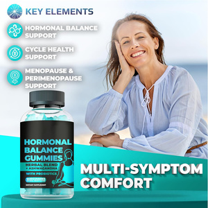 Integratori in Gommose per l'Equilibrio Ormonale, Sollievo da PMS, Supporto per la Menopausa con <span class=keywords><strong>Dong</strong></span> <span class=keywords><strong>Quai</strong></span>, Chasteberry, Black Cohosh e Ashwagandha - Product Image 4