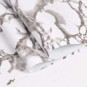 <span class=keywords><strong>Papel</strong></span> Adhesivo de <span class=keywords><strong>Vinilo</strong></span> PVC con Estampado de Mármol Jinyi, para Decoración de Paredes, Muebles y Mesas, Rollo de Película Decorativa - Product Image 1