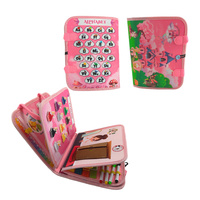 Tableaux d'activités Montessori personnalisés pour tout-petits, château rose en feutre, jouets pour enfants, livre d'activités préscolaire pour filles