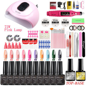 Set de Manicura y Pedicura de 54W 72W, Suministros para <span class=keywords><strong>Uñas</strong></span>, Herramientas de Salón, <span class=keywords><strong>Kit</strong></span> de <span class=keywords><strong>Uñas</strong></span> Acrílicas DIY, <span class=keywords><strong>Kit</strong></span> <span class=keywords><strong>Completo</strong></span> Profesional de Belleza para <span class=keywords><strong>Uñas</strong></span> - Product Image 3