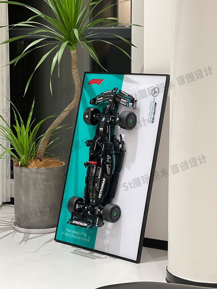 Mercedes-benz amg wall mount frame b