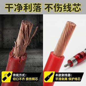 Guest Quality <b>Wire</b> <b>Stripper</b> 6AWG 14AWG Aluminum Electric Cable Tool - Product Image 5