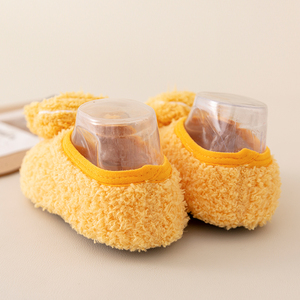 Nouvelle version bas en cuir enfants 3d dessin animé anti-dérapant enfant en bas âge chaussettes de sol chaussures - Product Image 5