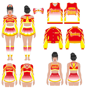Uniformes <span class=keywords><strong>de</strong></span> Porristas Personalizados para <span class=keywords><strong>Niñas</strong></span>, Conjuntos con Pedrería, Diseño Libre, Sublimación, Poliéster, Disfraz <span class=keywords><strong>de</strong></span> Porrista, Logotipo Personalizado para Niños - Product Image 5